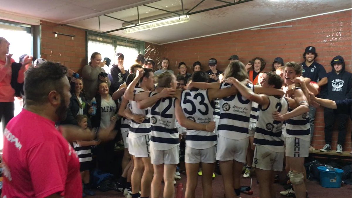 Ecstatic scenes from the <a href="/MooroopnaFNC/">Mooroopna FNC</a> boys belting out the song!
