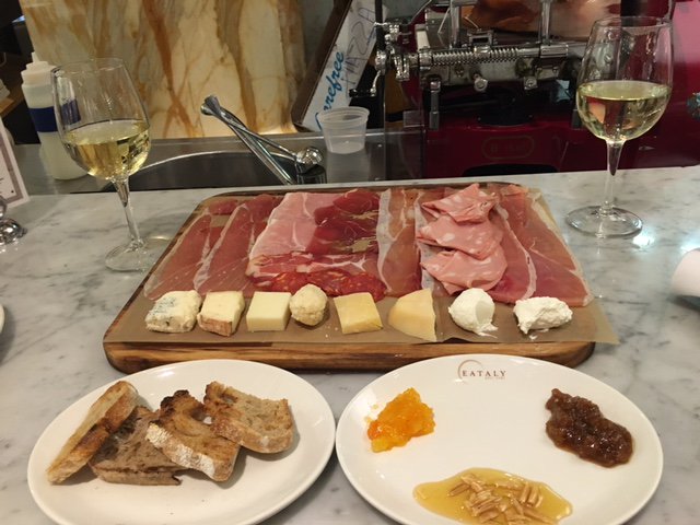 Happy Friday! We are drooling over this spread @EatalyFlatiron #foodiefriday #charcuterie #winepairing #eataly #nyc