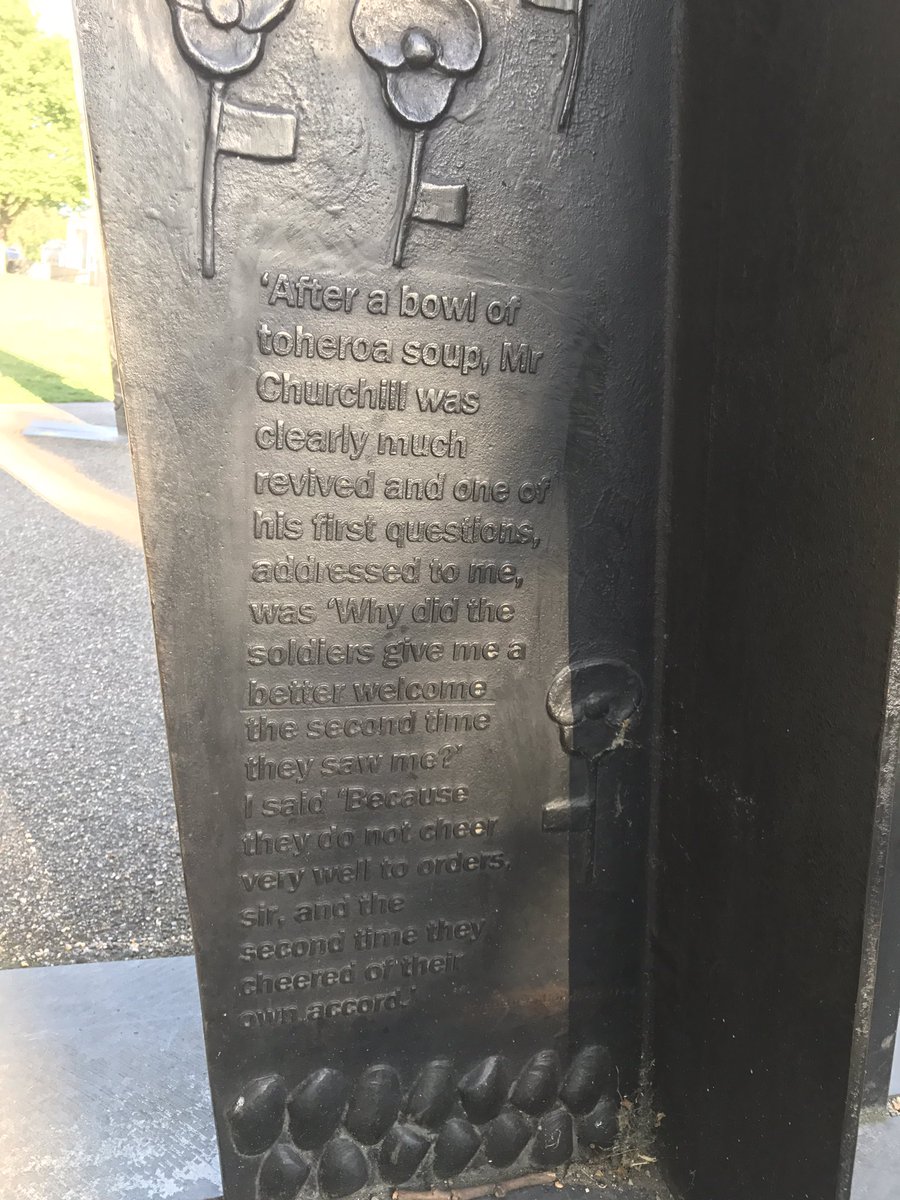 ChurchillUP's tweet photo. Quote about Churchill from the New Zealand War Memorial in London. https://t.co/LmluL9A47m