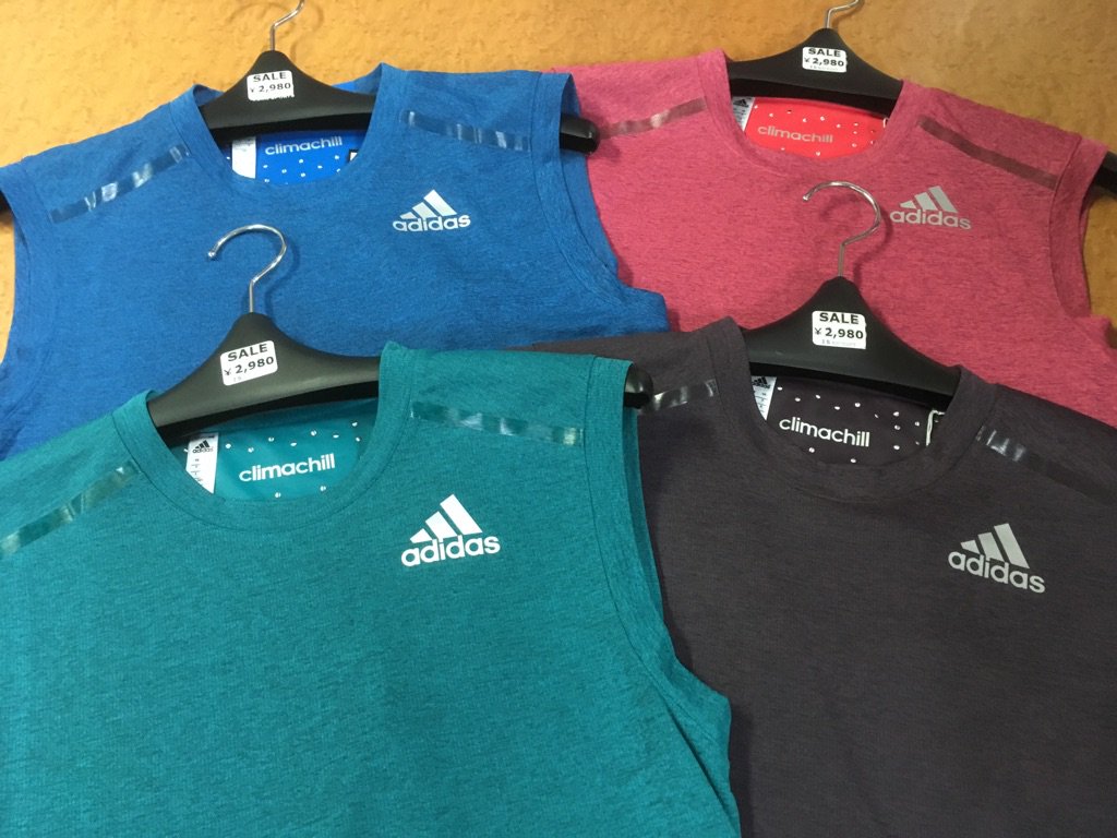 ユーロスポーツ味の素スタジアム店 على تويتر Adidas Climachillタンクトップsale価格にて好評発売中 アディダス のクーリングテクノロジー クライマチル 搭載のタンクトップがsale価格にて好評発売中 スリムフィットのシルエットとなり高温多湿な日本の夏に対応