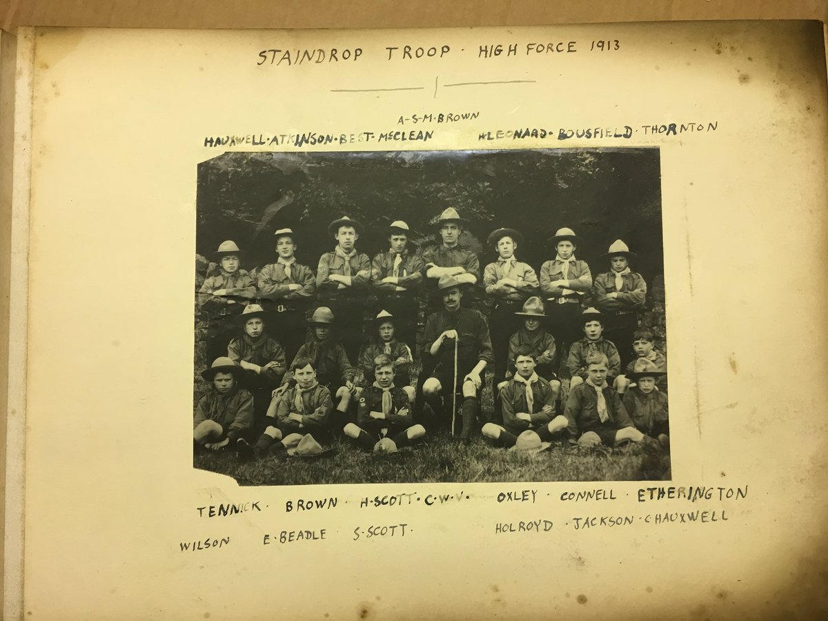 StaindropScouts's tweet photo. 1913 troop #memories 2017 #newhut opening tonight by Lord Barnard grandson of our 1st Leader #superproud of @StaindropScouts achievement https://t.co/0HKMtGgVPG