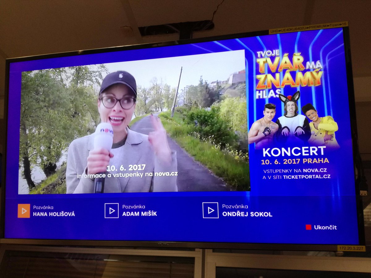 PetrMazanec's tweet photo. The #YSFS advertisement was just launched on #TelevizeNova with use of #henman #hbbtv ad server @lukaspolak @MautilusSW https://t.co/ZwZgWxIKAn