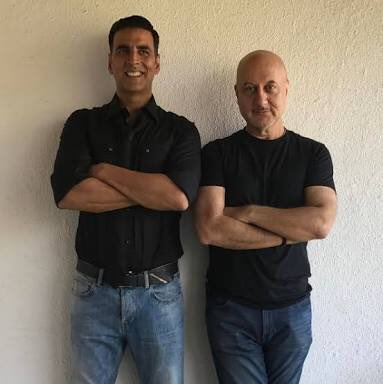 ap_mum's tweet image. &quot;@akshaykumar is not just a film hero! He is also a national hero!&quot; declares @AnupamPkher #DilSe on his show on @republic #Friends