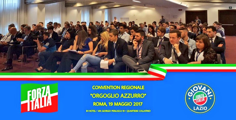 fi_giovani's tweet photo. #NonCiFermiamomai ieri a #Roma #GrandissimoSuccesso X #OrgoglioAzzurro!#AvantiTuttaNoiConSilvio! @AngieCalabria @Antonio_Tajani @FI_Online_ https://t.co/NK9QeFZNdv