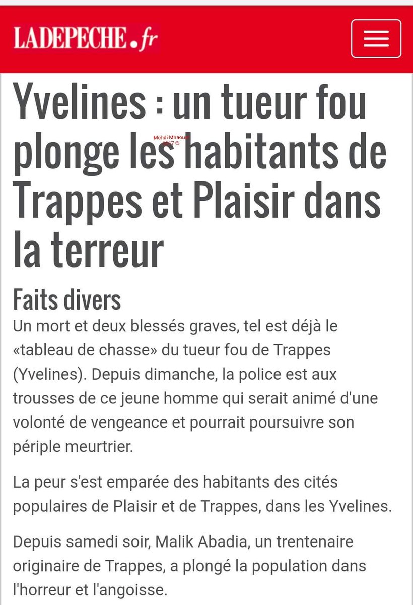 MehdiMnaouar's tweet photo. #FémiNazisme 🇫🇷
Encore un pétage de plomb de père privé de ses enfants que les #Mérdias maquillent en rupture amoureuse
#Nice06 #JasonLopez https://t.co/YBDYVTRydB