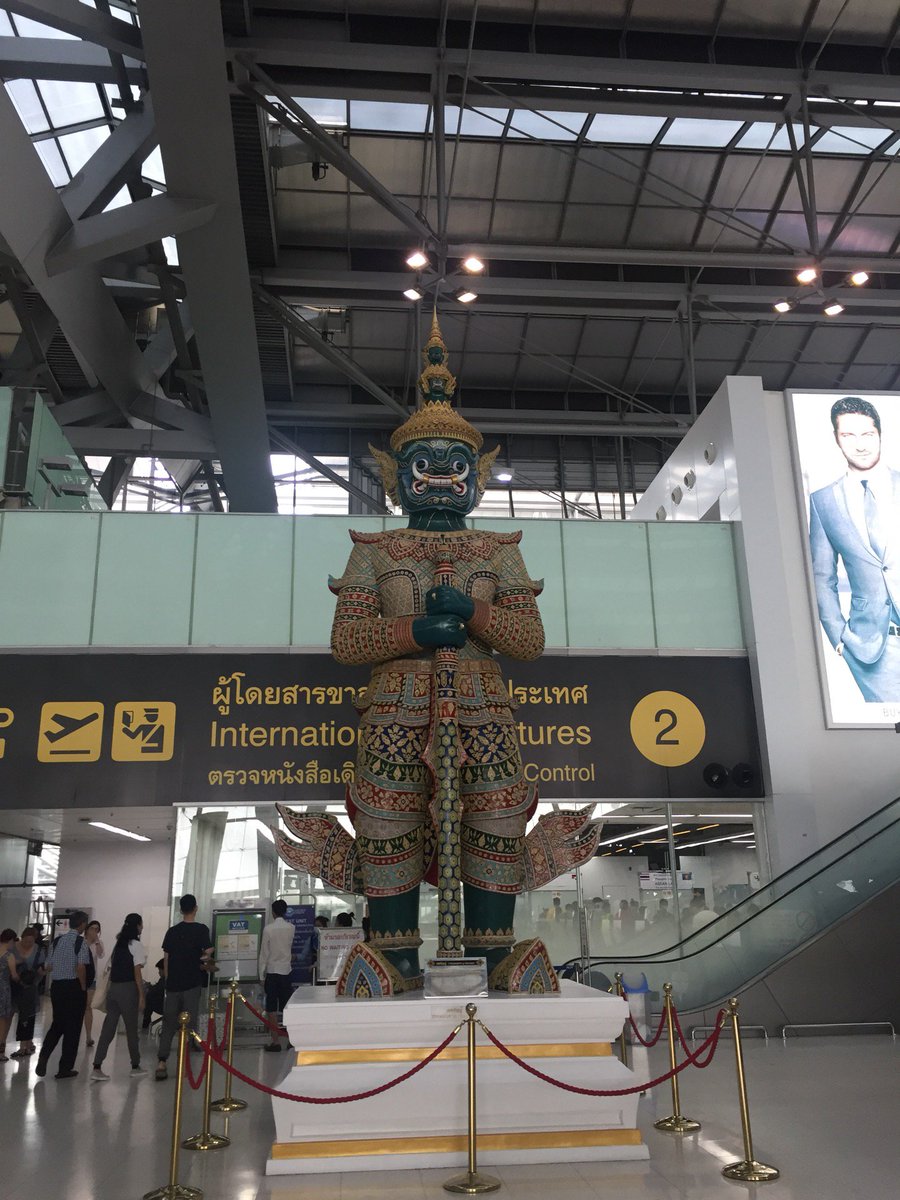 wsombat's tweet photo. I'm at Suvarnabhumi Airport in Bang Phli, Samut Prakan https://t.co/sa1w1ZBZEg https://t.co/7kOm6SCeWf