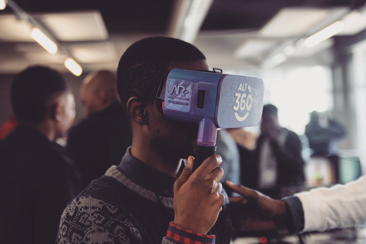 Our 360 content being shown in VR using Custom built handle cases from our partners at <a href="/altrealityza/">Alt Reality</a>  Launch of <a href="/MaxumConnect/">Maxum</a> #vr #360video