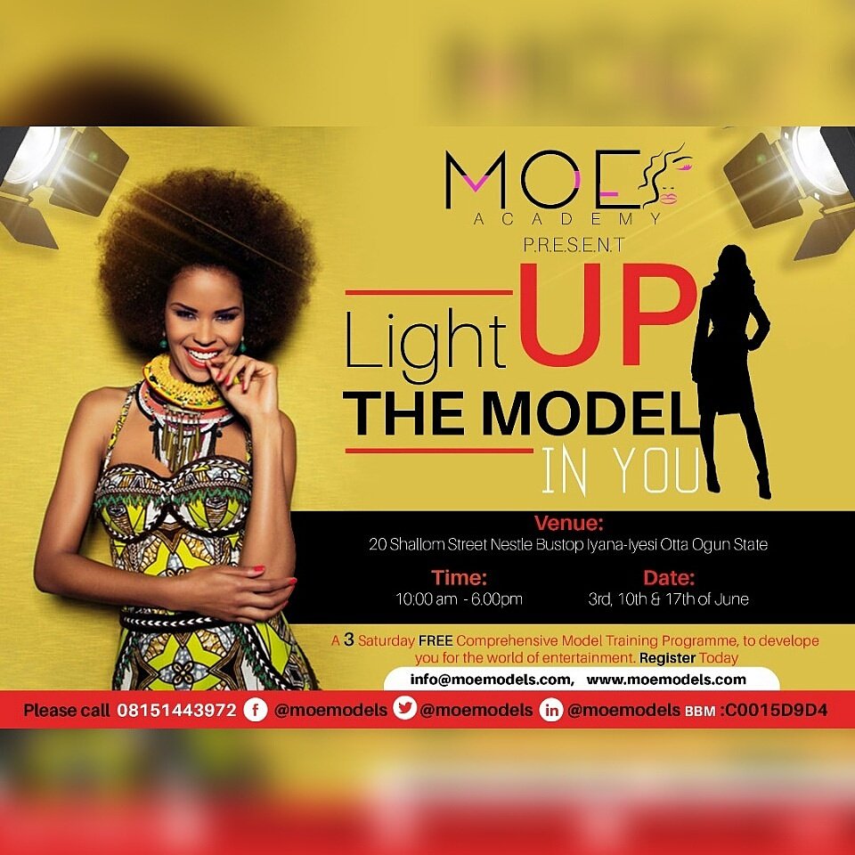 MOEmodels's tweet photo. Registration is free ,register today on 08151443972 or info@moemodels.com https://t.co/POY0ajIXyQ
