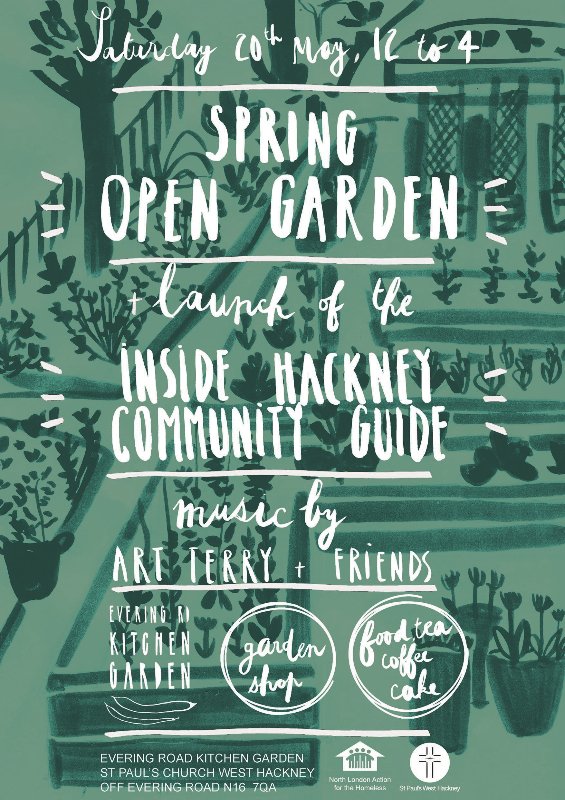 InsideHackney's tweet image. Get a copy of your free borough guide today, at the @NLAHn16 garden party behind the @growcomm farmers' market!