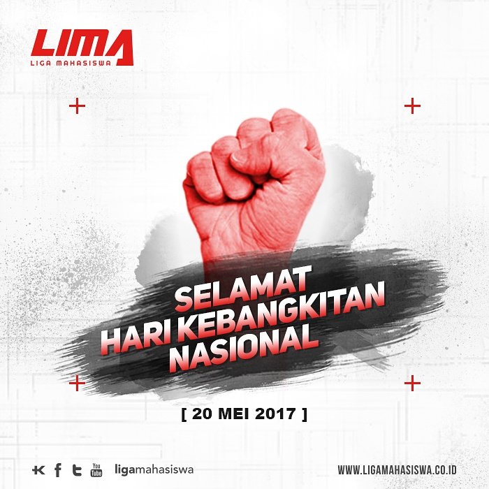 Selamat Hari Kebangkitan Nasional
.
#LigaMahasiswa #HariKebangkitanNasional #harkitnas #AwalMasaDepan