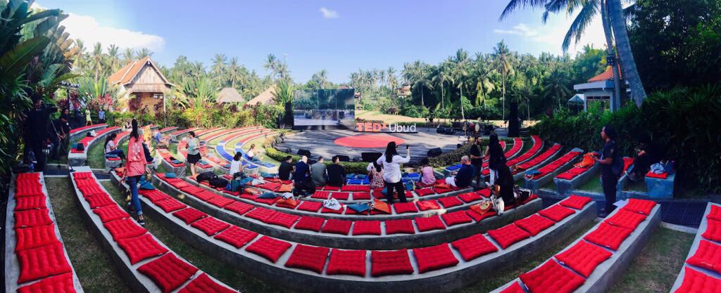 Wide angle views of our amazing venue #tedxubud