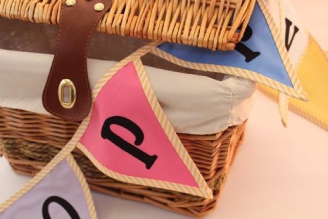 #personalised #bunting #handmade #birthday #Luxury #Anniversary #christening fancyflags.co.uk