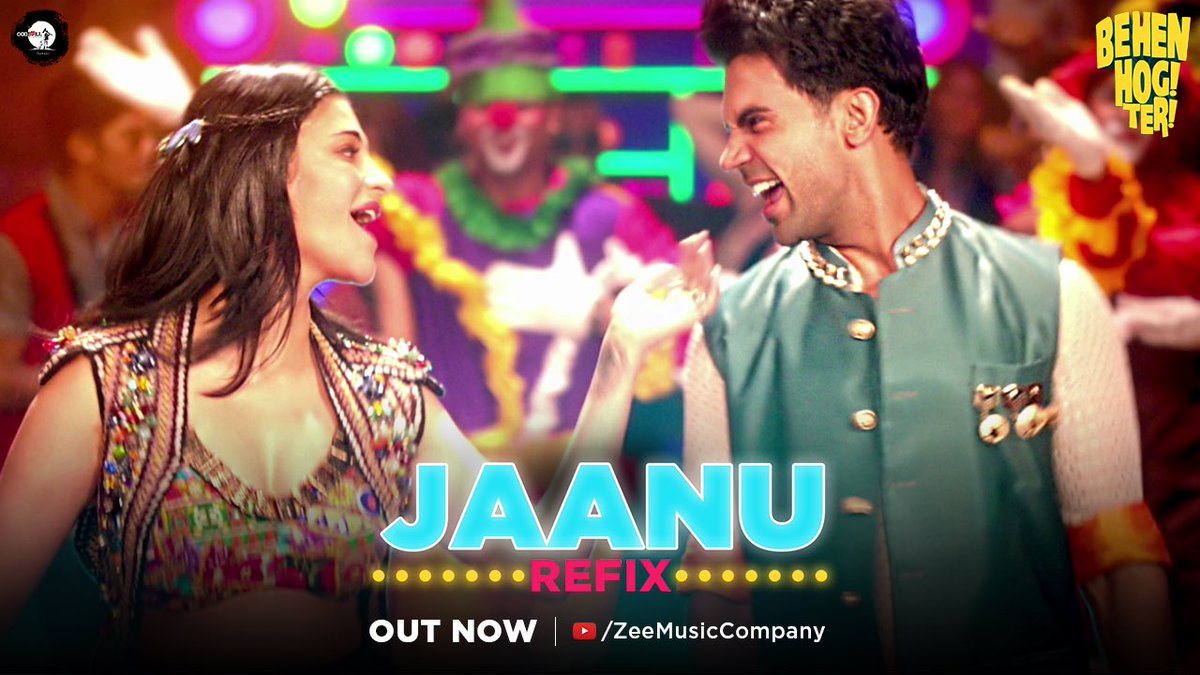 BHTtheFilm's tweet photo. Weekend aa gaya hai doston! Watch #JaanuRefix and mood banao 😉
#BehenHogiTeri https://t.co/9mCXrmXApU