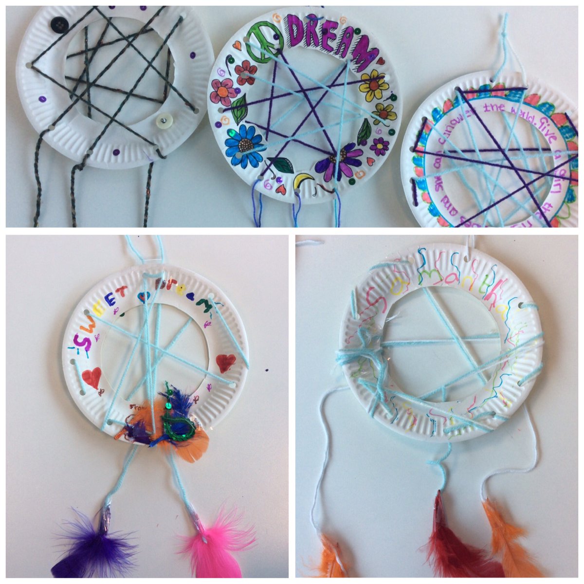 smchs_library's tweet image. We made these dream catchers at #crafternoon this week. @SMCHS_KS3