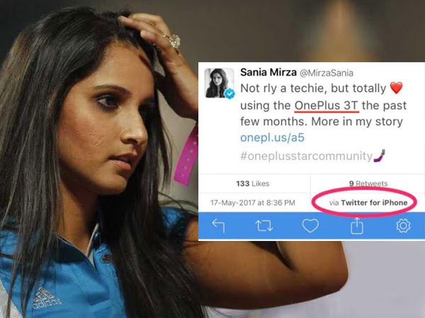 postpickle's tweet photo. Sania Mirza says she loves her OnePlus3T but her disagrees.
https://t.co/ESABvhNzY3
#SaniaMirza #OnePlus3T https://t.co/USXsz8Zfao