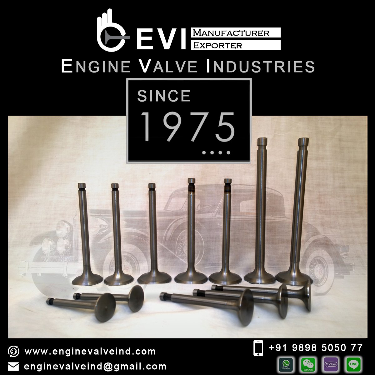 enginevalve's tweet image. @enginevalve Manufacturers, Exporters and Suppliers of High Quality #EngineValve since 1975.