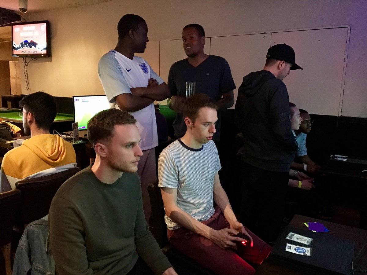 Fifapub's tweet photo. #Fifapub the biggest competitively social #Fifa tournaments in Europe now at @RileysHaymarket 5 games each night @MatchPint @TimeOutLondon https://t.co/KIKyftXEDX