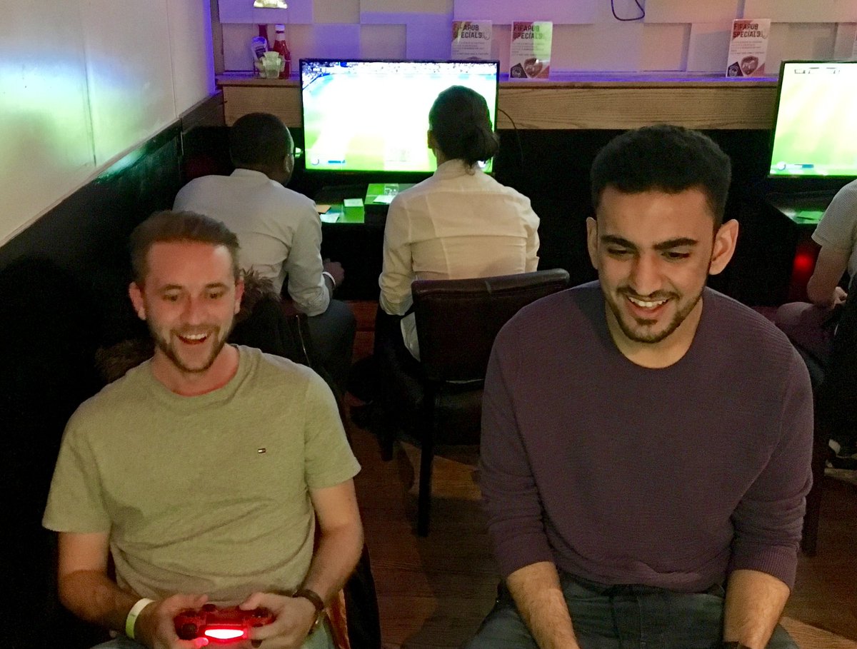 Fifapub's tweet photo. #Fifapub the biggest competitively social #Fifa tournaments in Europe now at @RileysHaymarket 5 games each night @MatchPint @TimeOutLondon https://t.co/KIKyftXEDX
