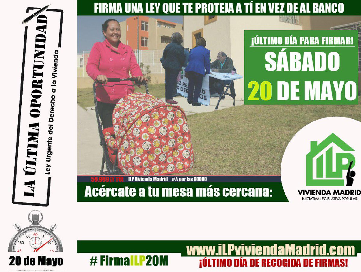LA_PAH's tweet photo. Hoy todas las PAHs y asambleas de vivienda de Madrid salen a la calle para darle el último empujón a la @ILPViviendaMad. ¿Y luego nos vemos? https://t.co/XWpAE0WzB2