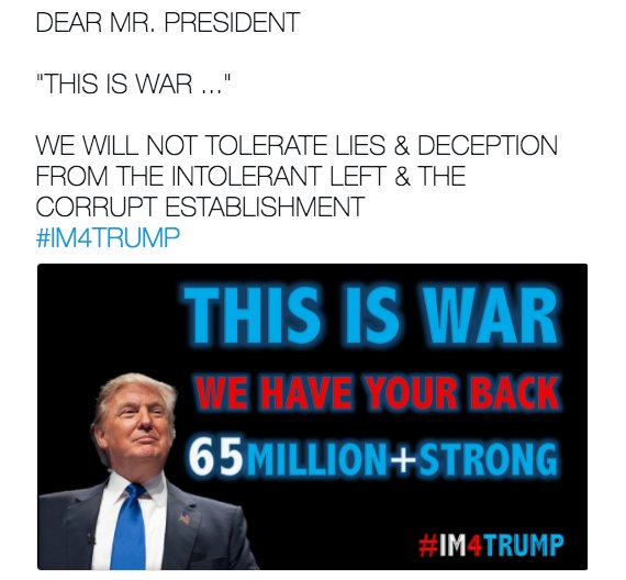 THETRUMPBUREAU's tweet photo. DEAR @POTUS
#IM4TRUMP https://t.co/x1c5ligGjh