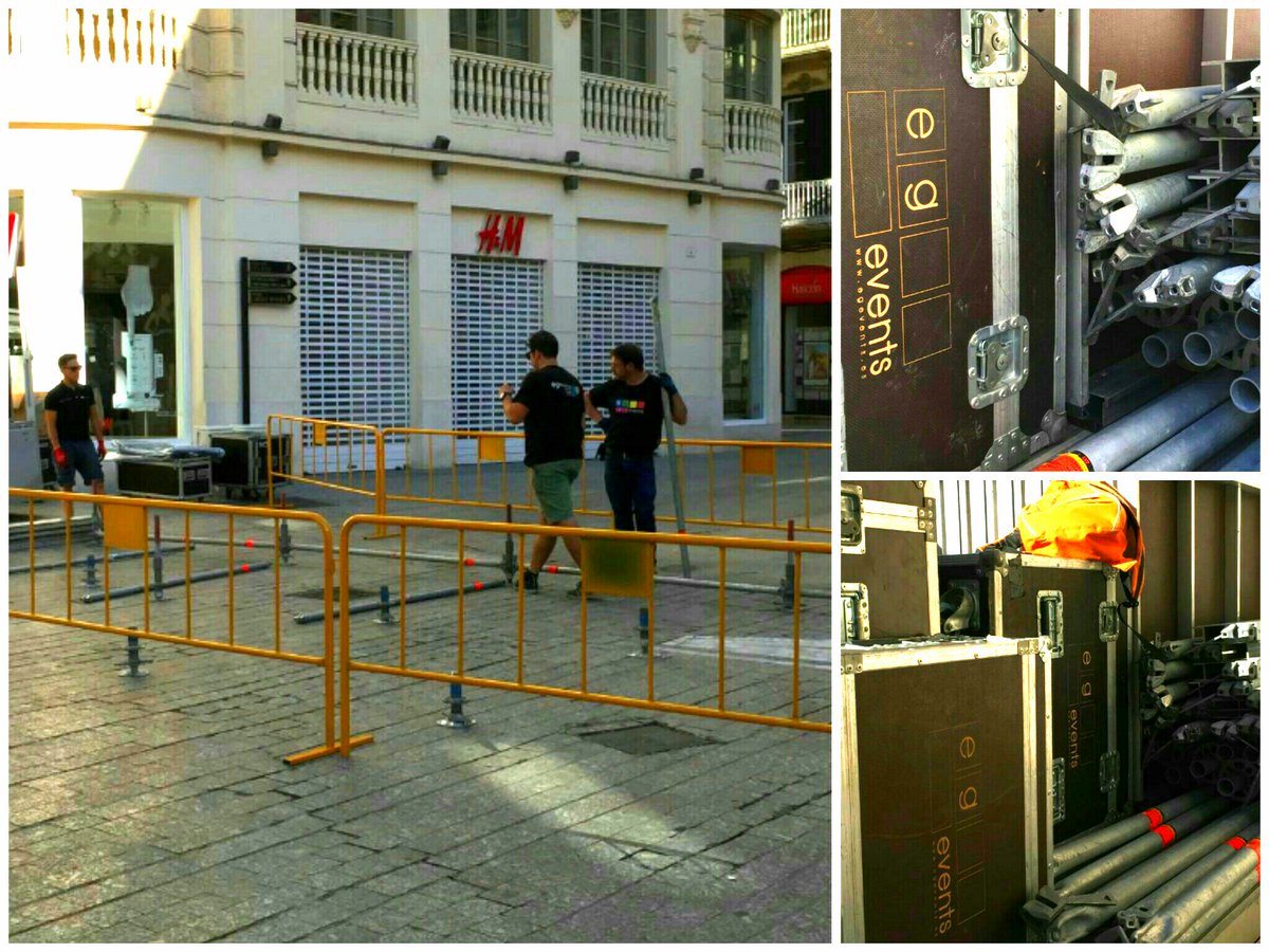 mlgmusicproject's tweet photo. Montaje del estudio de grabación profesional para la @NochenblancoMLG en Plz.Félix Sáenz 😉 Esta noche ven a ver 'Haz tu grabación realidad' https://t.co/CplWJvmrXm