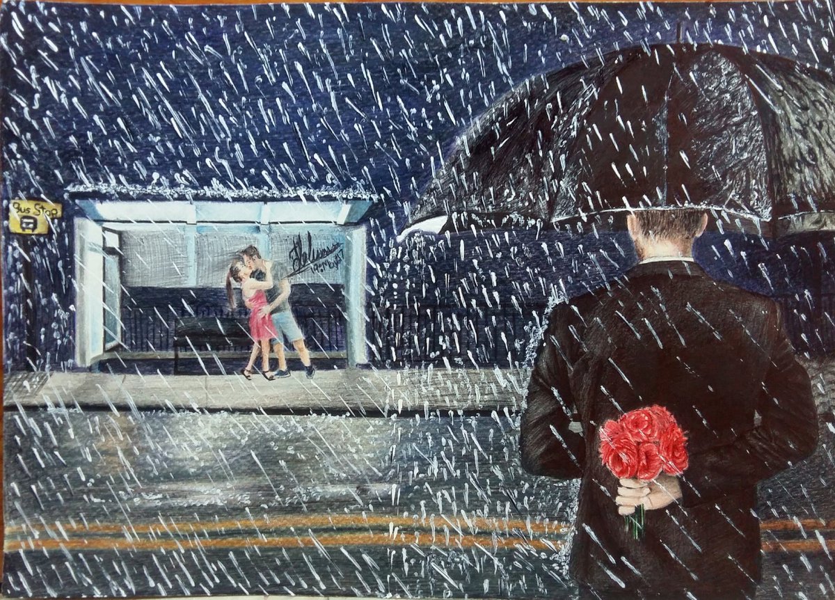 HaleyPadalecki's tweet photo. My another imaginary drawing😊I asked my friend to write a poem on it and it suits the drawing so well I ❤ it btw let me know what u think😊 https://t.co/ObocSKj3nI