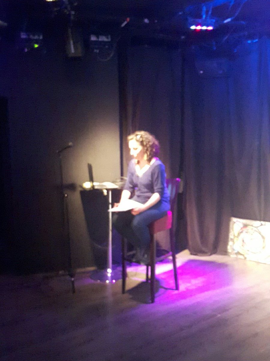 MHLahaye's tweet photo. @anthromuxer Élise Macende, présidente de maman blues. #IRASF https://t.co/UFBdFtLj5i