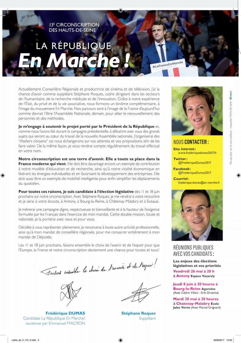erwann_noel's tweet photo. @DumasFrederique "Notre circonscription est 1 terre d'avenir. Elle a tte sa place dans la France moderne qui vient" #circo9213 @EnMarcheBLR https://t.co/XS7NXxzohW