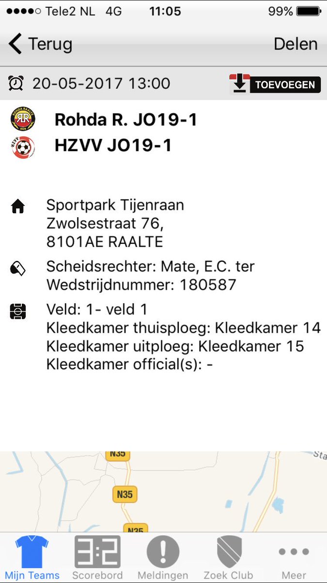 Matchday! <a href="/RohdaRaalte/">ROHDA Raalte</a> Jo19-1 - <a href="/HZVV/">HZVV</a> Jo19-1. Aftrap om 13.00 uur op Sportpark Tijenraan in Raalte. Inzet: 1/2 finale nacompetitie. #HZVV