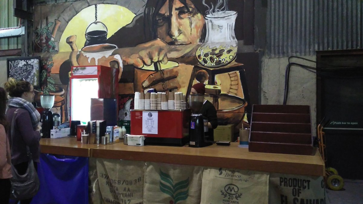 thegoldenbean's tweet photo. #Litfest17
We're in The Big Shed ready to satisfy your caffeine needs.
#coffeealchemist https://t.co/wMzbDk7vpc