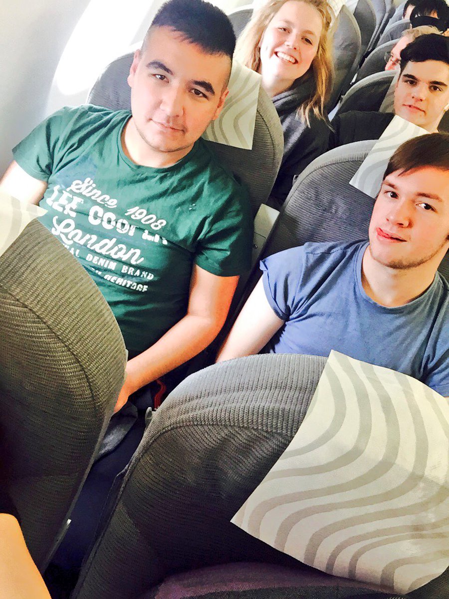 Made the plane, all present and correct and on our way Finland x <a href="/ns_college/">North Shrops College</a>