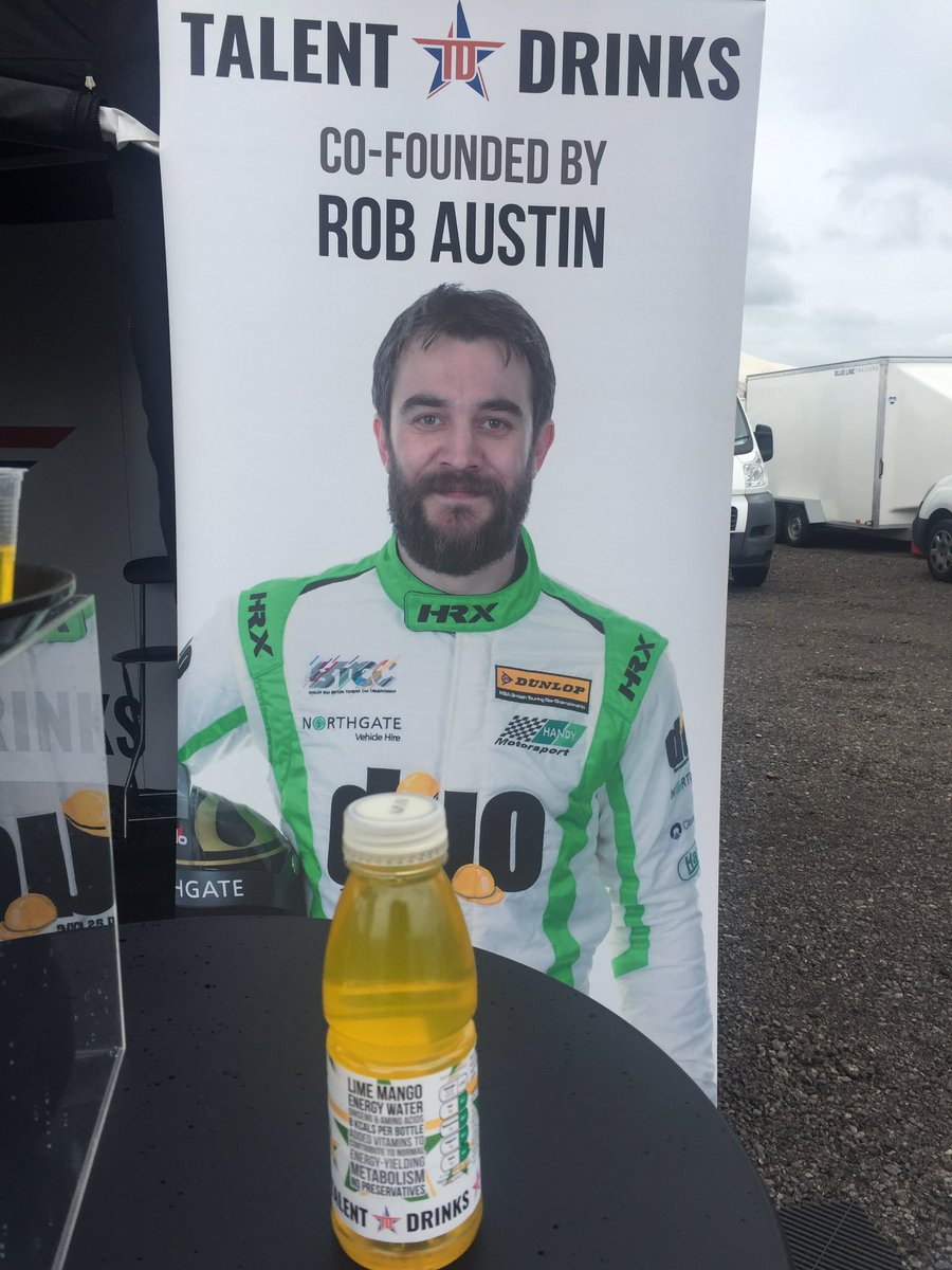 Fantastic new engergy water from <a href="/RobertoAustini/">Rob Austin</a> <a href="/talentdrinks/">Talent Drinks</a>, try it this weekend <a href="/Oulton_Park/">Oulton Park</a>