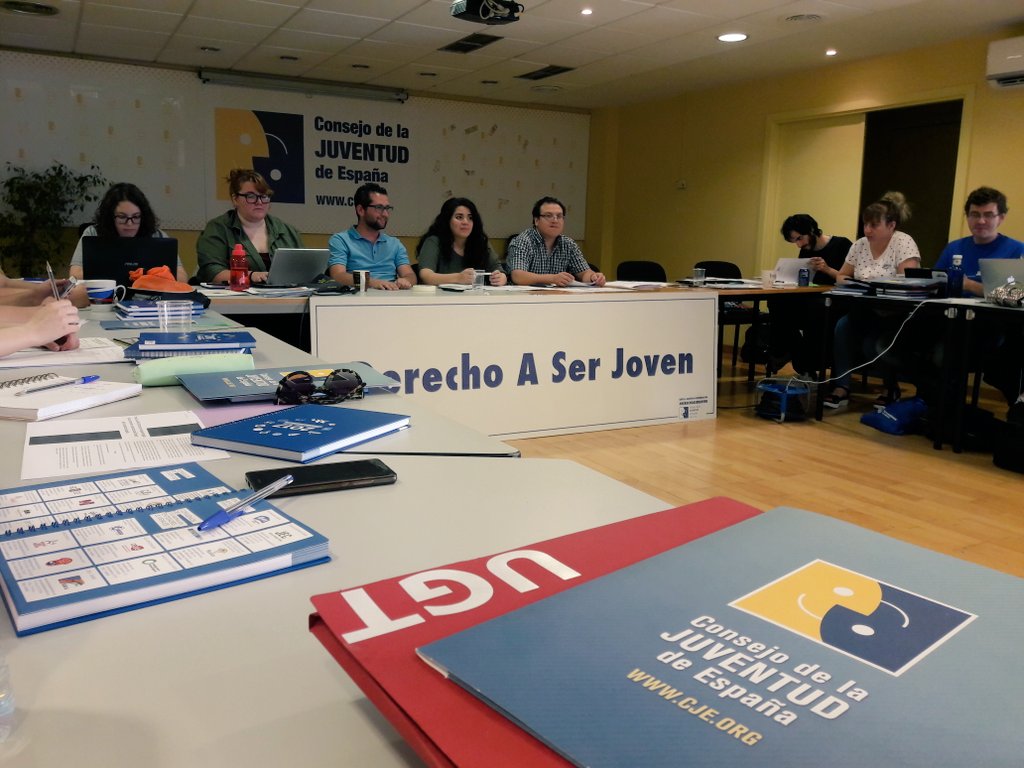 #UGTparticipa en la AEO del <a href="/_CJE_/">Consejo de la Juventud de España</a> . Esperamos seguir llegando a consensos para ir #ConstruyendoCJE