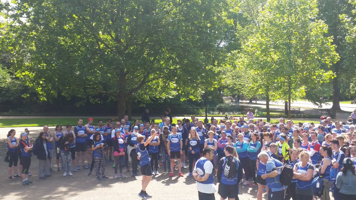 Fantastic crowd for <a href="/Runtogether4HT/">Run Together 4HT</a> in aid of <a href="/MindCharity/">Mind</a>. Here's to breaking another world record!
