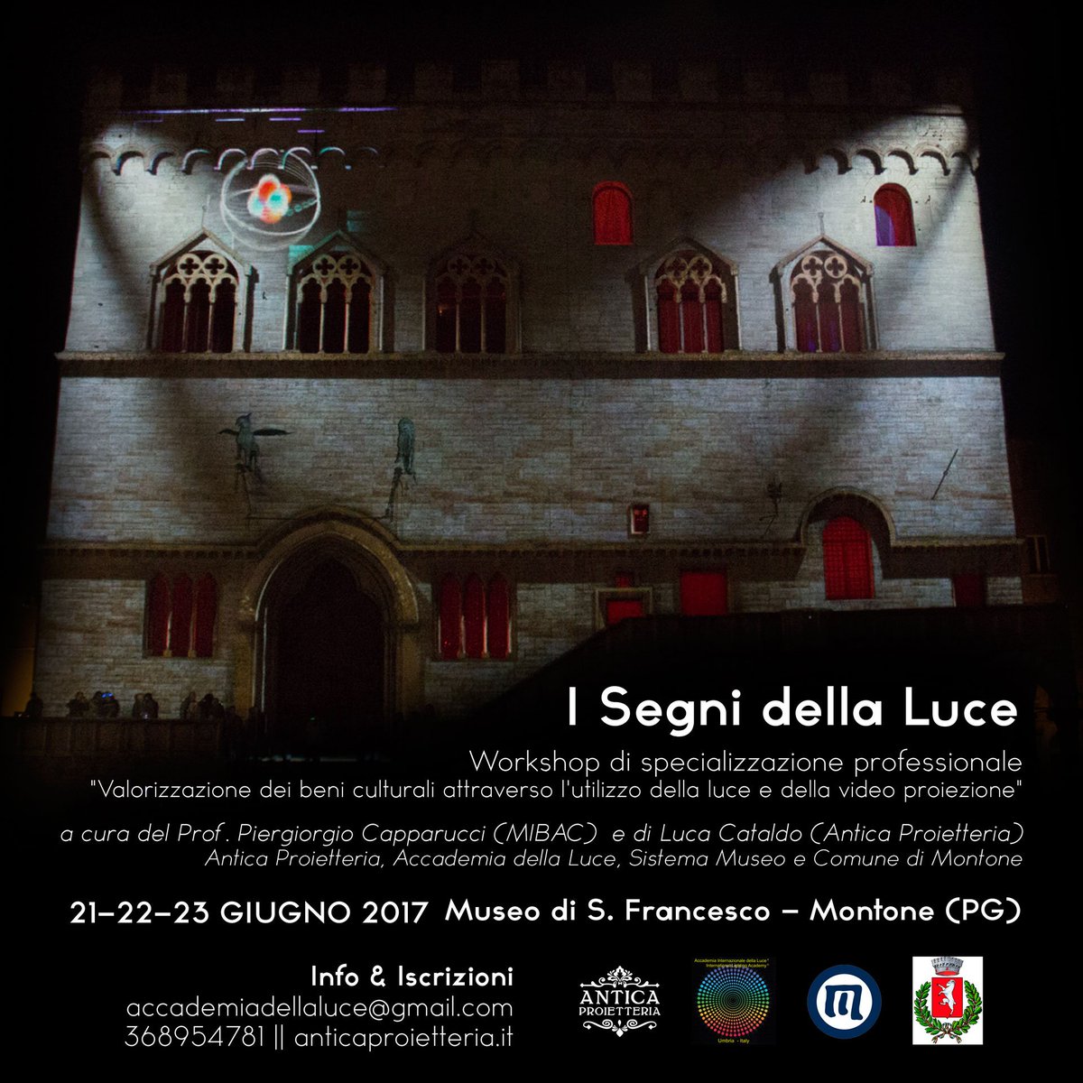 proietteria's tweet photo. Ritorniamo in #Umbria con un #workshop sulla #luce e #videoproiezioni #anticaproietteria #seguilaluce https://t.co/7G4egQn2rn https://t.co/N9n4QhRN9P