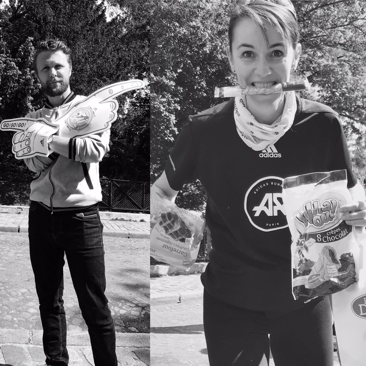 KarineCaillas's tweet photo. @AR_LesAbbesses  et ses supportaires émérites: MERCI #WhyIrunLesAbbesses https://t.co/xQYr2SIQun