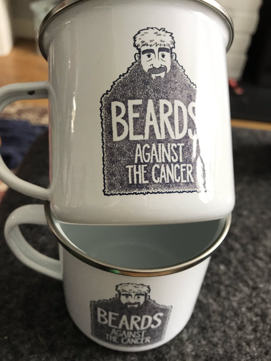 RachAHall's tweet photo. @mrgarethbrooks #beardsagainstcancer mugs bought! Go get some for @TheChristie #beatthecancer https://t.co/oaARd5G0vy