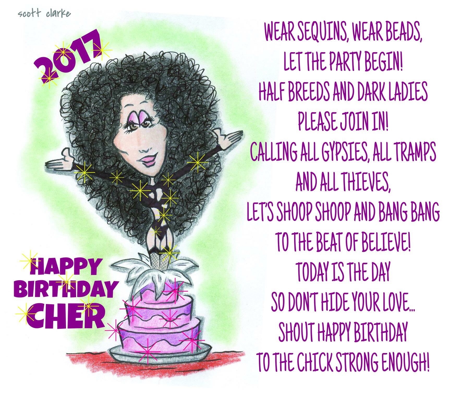 HAPPY BIRTHDAY CHER!!           