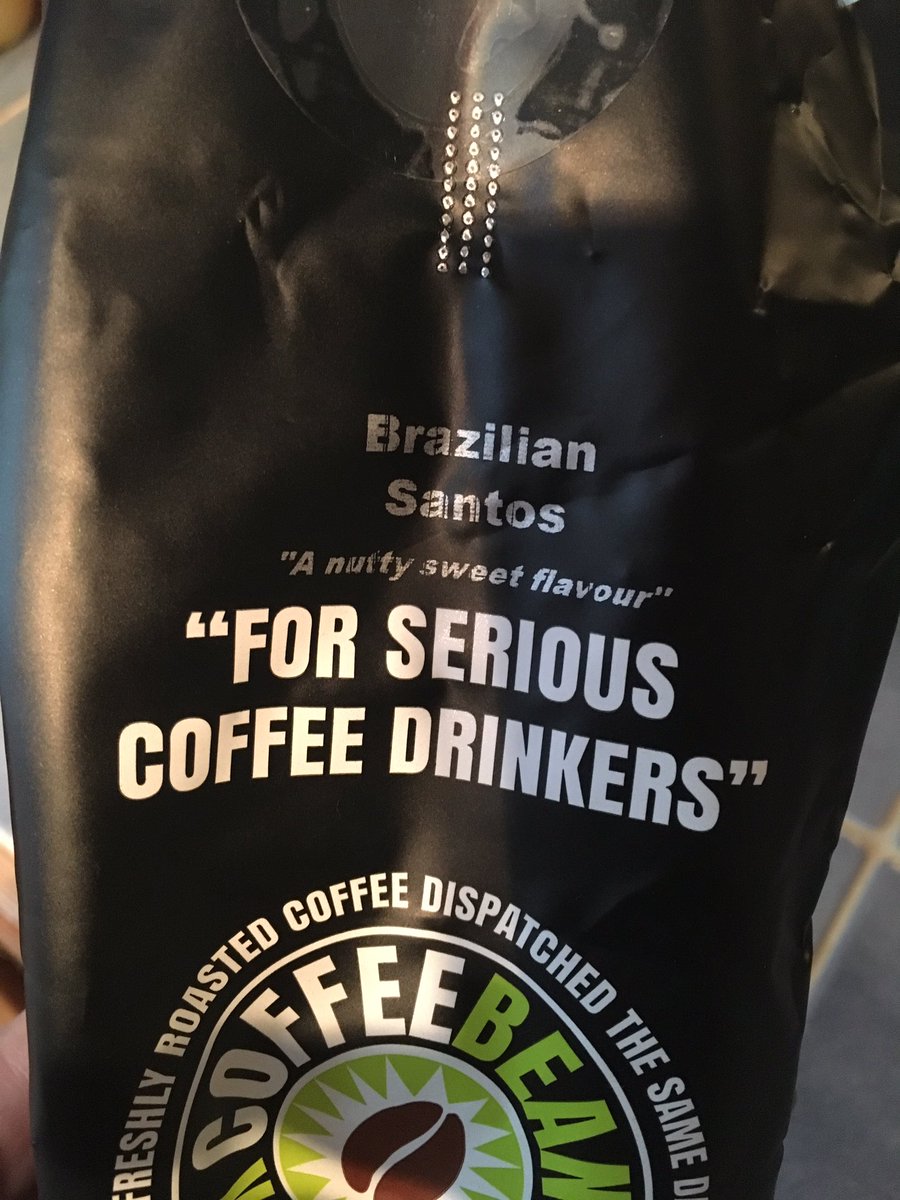 ivegotamuon's tweet photo. This is my favourite one yet #BrazilianSantos #RoastedToOrder #morningcoffee โ๏ธ @CoffeeBeanShop https://t.co/L1MDiIUzrL