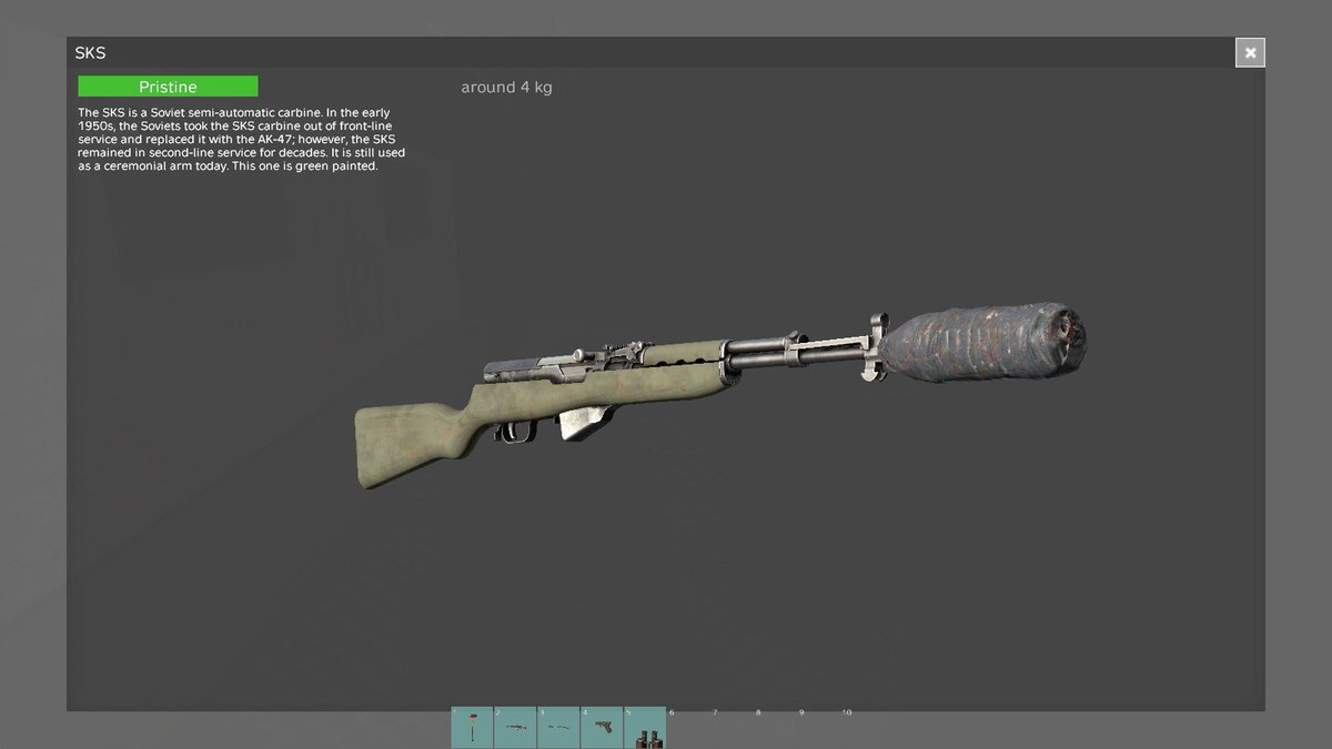 CrustyIam's tweet photo. The most ghetto suppressor according to @RexGaming22 . Better ghetto than none. #DayZ #dayzdevteam https://t.co/XQ79FxOibm