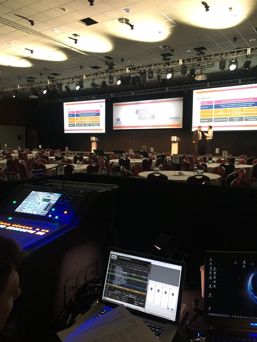 SCUKJemma's tweet photo. Rehearsals are underway for the #bootshearingcare conference! #av #events #eventprofs #happyclients https://t.co/cdCt0ma3aD