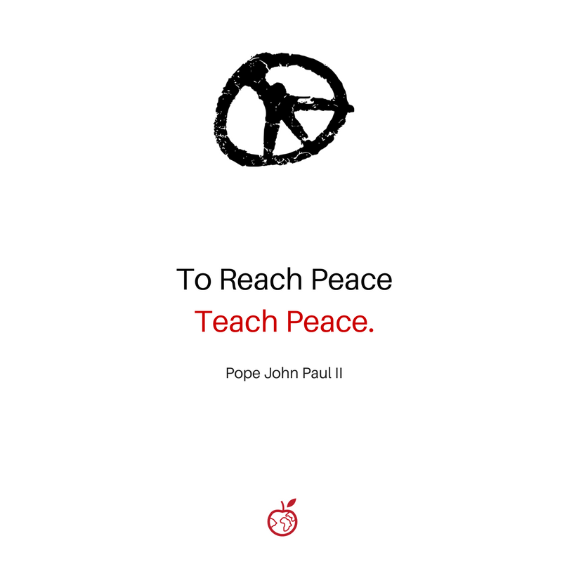 We Teach Peace ✌ 
Together, We Can Stop the Violence in our Communities!
#PeaceEducation #SDGs #EcoYouth #EcoCitizen