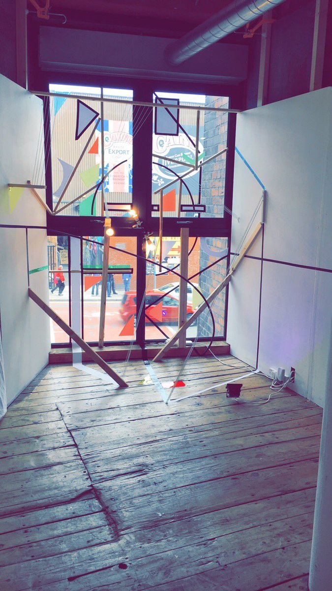 stephmielloart's tweet photo. 'From one to another' for @LightNightLpool . Inside view of @arenaliverpool https://t.co/SWn4Cm3y02
