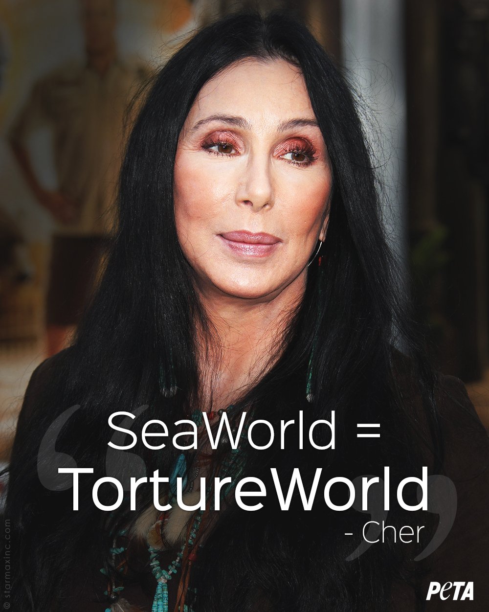 Love her for speaking up for the animals imprisoned at Happy Birthday, to the incredible  