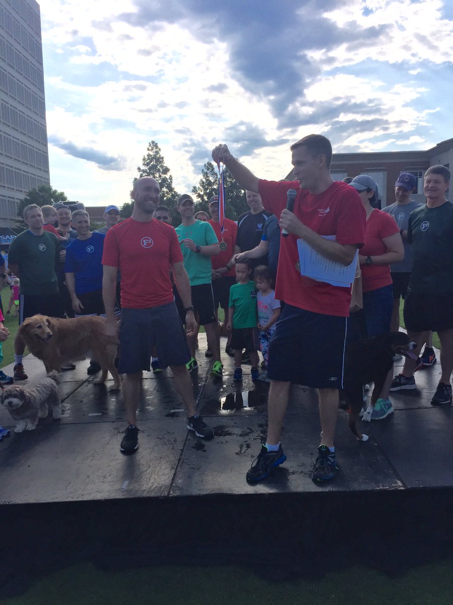 <a href="/F3Greensboro/">F3 Greensboro</a> Proud of our man Tommy Boy who was recognized in front of thousands today for leading by example. #trueservant #HIM