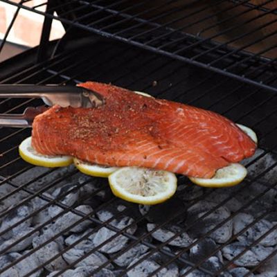 PlumbersStock's tweet photo. #GrillingHack  Grill your fish or chicken on a bed of lemons to infuse flavor and prevent sticking to the grill. https://t.co/tTtB47w6Rs