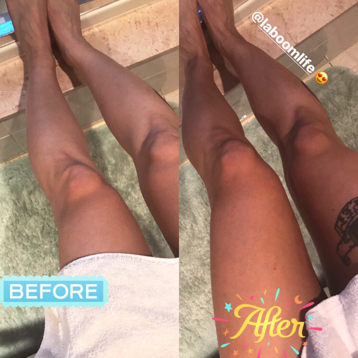 LaBoomByCrystal's tweet photo. We love seeing #laboomcustomer results! #laboomlife #laboom #selftanner #organic #parabenfree #glutenfree #crueltyfree #madeinusa #vegan https://t.co/vFLJ0o2caB