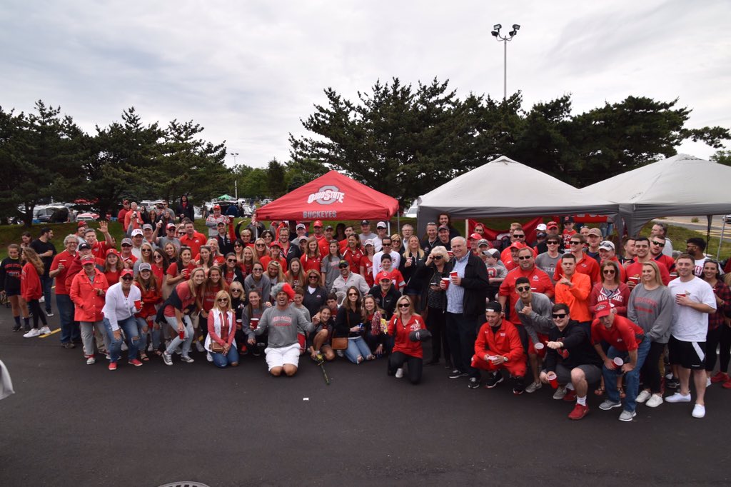 madisontempel's tweet photo. Buckeye Nation takeover in Long Island for @NCAA_Lax 🌰 #GoBucks https://t.co/09KhB1Qqpi