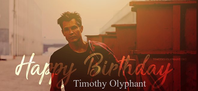 Happy Birthday Timothy Olyphant!  