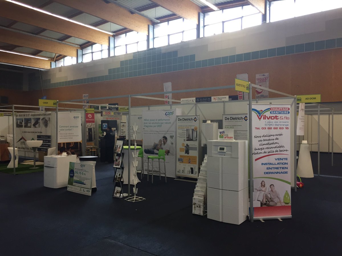 erosjul's tweet photo. on est la au salon de l'Habitat de Yutz stand Grdf #GRDFEST https://t.co/UWbSOCjUo6